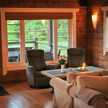 Villa Snerting Ranch - Comfty And Modern Log House Stokkan