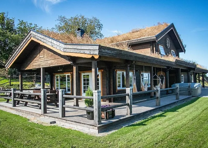 Villa Snerting Ranch - Comfty And Modern Log House